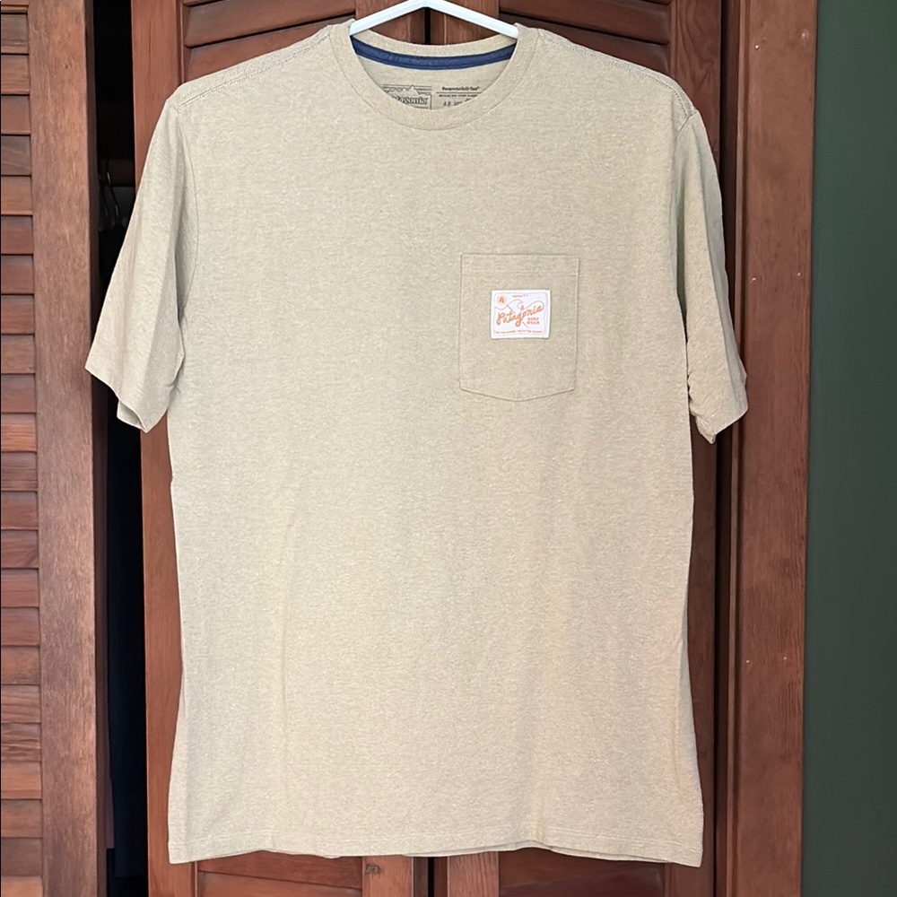 Patagonia Tan Short Sleeve Tee
